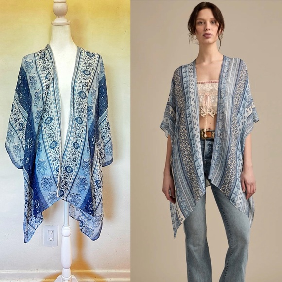 Lucky Brand Accessories - Lucky Brand Breezy & Bohemian Kimono - One Size